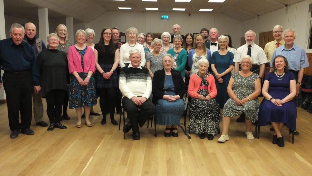 Past and present members of the Nacton class on the final evening